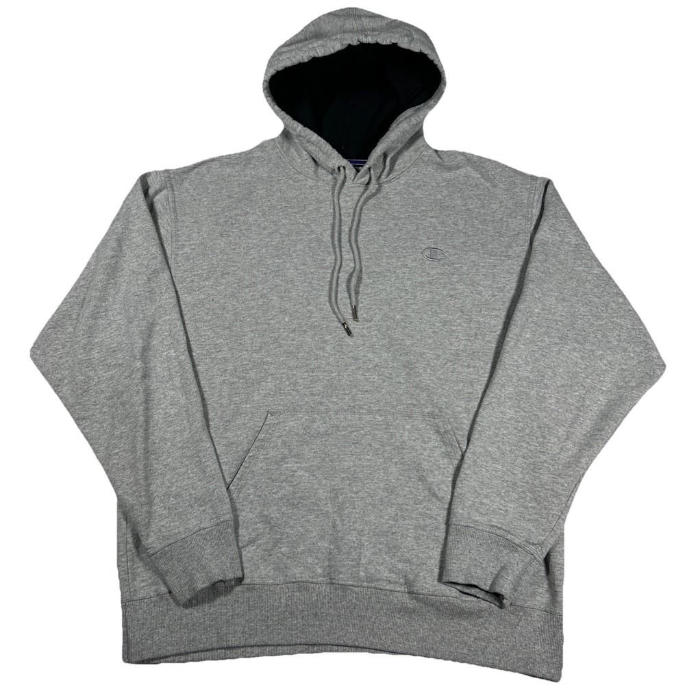 Champion Pullover Hoodie Mens Large Grey Training Boxing Athletic Midweight